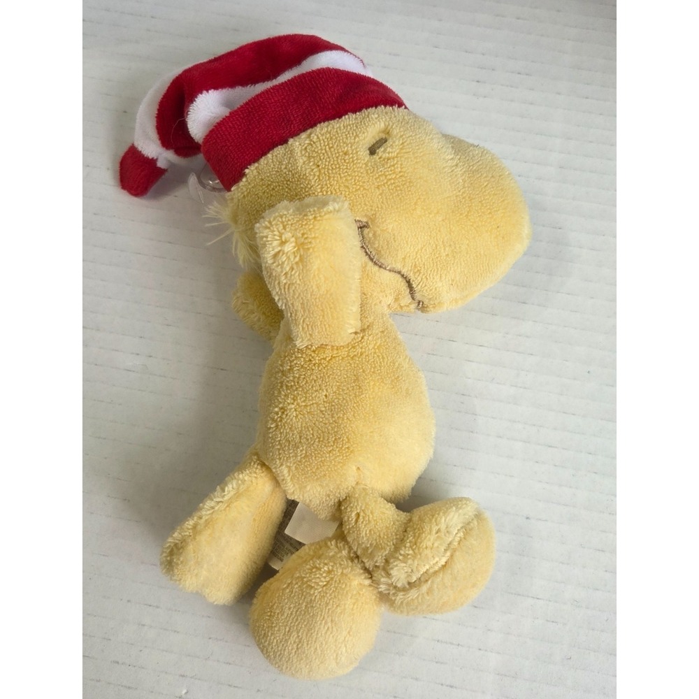 Little Snoopy Peanuts Woodstock Plush Stuffed‎ Animal Lovey Rattle Baby Security